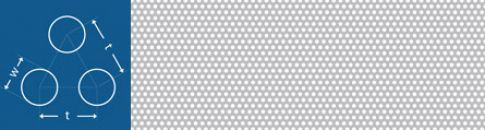 Tablă cu perforații rotunde 2-3,5 mm Tablă cu perforații rotunde 2-3,5 mm
