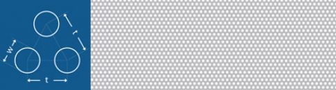 Tablă cu perforatii rotunde 2-3 mm Tablă cu perforatii rotunde 2-3 mm
